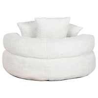 Sessel Home ESPRIT Weiß 104 x 104 x 50 cm