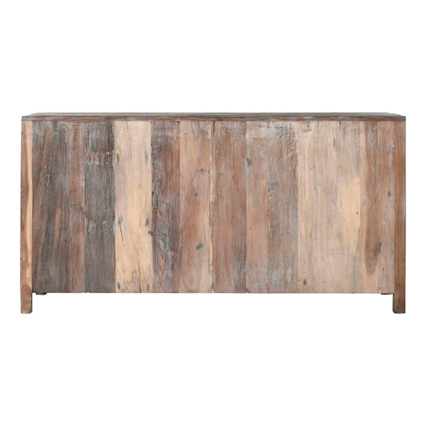 Anrichte Home ESPRIT Weiß Braun Recyceltes Holz 170 x 40 x 90 cm