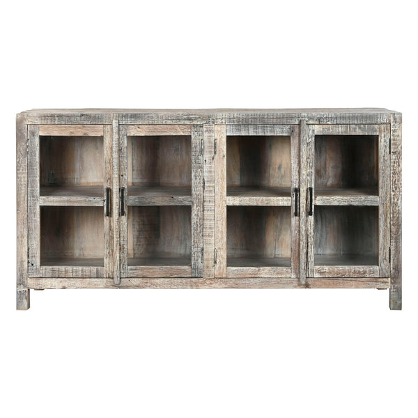 Anrichte Home ESPRIT Weiß Braun Recyceltes Holz 170 x 40 x 90 cm