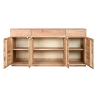 Anrichte Home ESPRIT natürlich Akazienholz Recyceltes Holz 160 x 40 x 81 cm