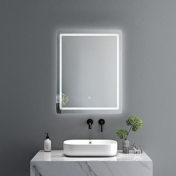Wandspiegel Home ESPRIT Kristall 60 x 0,5 x 80 cm