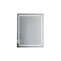 Wandspiegel Home ESPRIT Kristall 60 x 0,5 x 80 cm