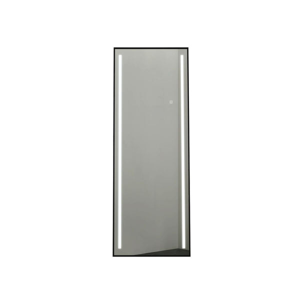 Ankleidespiegel Home ESPRIT Schwarz Aluminium 60 x 0,5 x 165 cm
