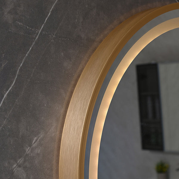 Ankleidespiegel Home ESPRIT Schwarz Aluminium 60 x 0,5 x 165 cm