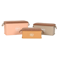 Truhensatz Home ESPRIT Polyurethan Metall Urban 69,5 X 36,5 X 38,5 cm (3 Stück)