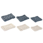 Haustierbettchen Home ESPRIT Beige Grau Creme Dunkelgrau 72 X 60 X 9 CM 2 Stück