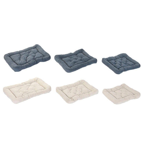 Haustierbettchen Home ESPRIT Beige Grau Creme Dunkelgrau 72 X 60 X 9 CM 2 Stück