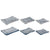 Haustierbettchen Home ESPRIT Blau Grau Hellgrau 85 X 70 X 8 CM 2 Stück