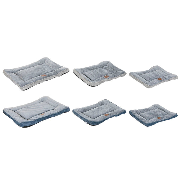 Haustierbettchen Home ESPRIT Blau Grau Hellgrau 85 X 70 X 8 CM 2 Stück