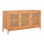 Anrichte Home ESPRIT Hellbraun Rattan Tanne 120 x 40 x 65 cm
