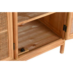Anrichte Home ESPRIT Hellbraun Rattan Tanne 120 x 40 x 65 cm