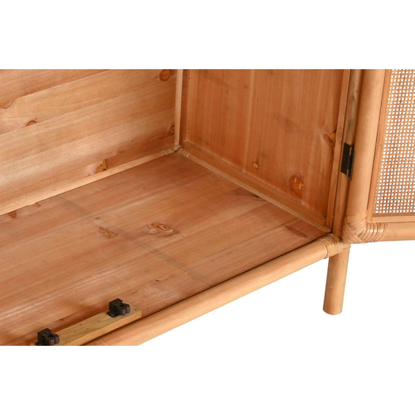 Anrichte Home ESPRIT Hellbraun Rattan Tanne 100 x 40 x 100 cm