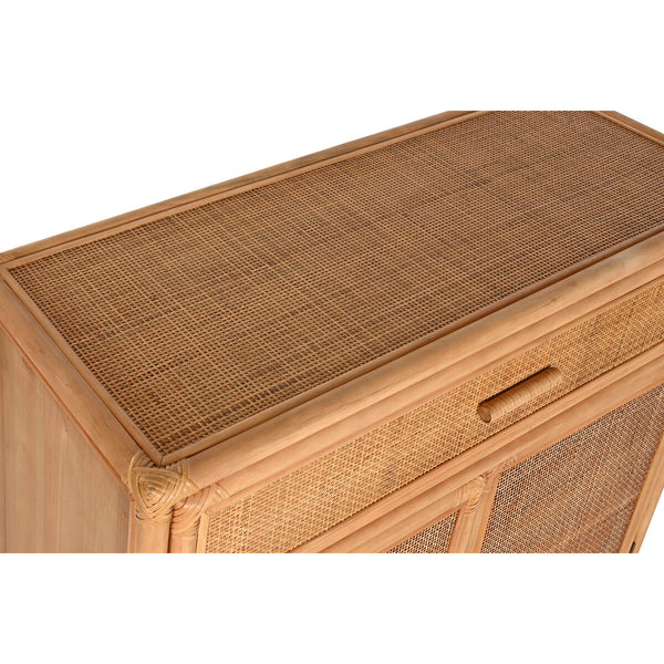 Anrichte Home ESPRIT Hellbraun Rattan Tanne 100 x 40 x 100 cm