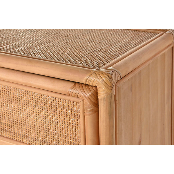 Anrichte Home ESPRIT Hellbraun Rattan Tanne 100 x 40 x 100 cm