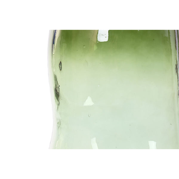 Vase Home ESPRIT grün Recyceltes Glas 34 x 34 x 73 cm