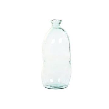 Vase Home ESPRIT Durchsichtig Recyceltes Glas 34 x 34 x 73 cm