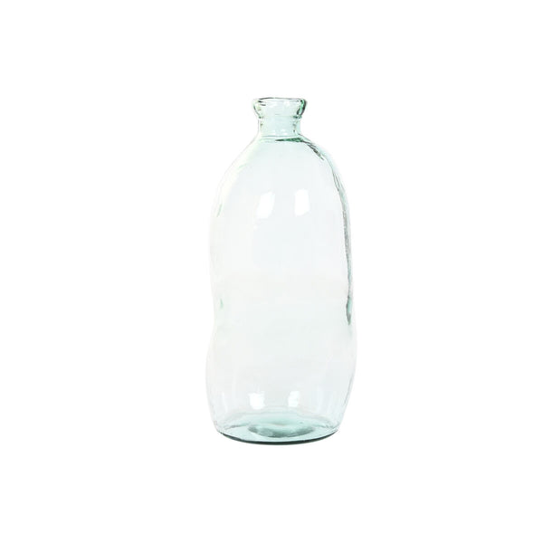 Vase Home ESPRIT Durchsichtig Recyceltes Glas 34 x 34 x 73 cm