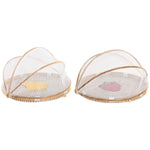 Geschirrabdeckung Home ESPRIT Naturfaser 40 x 40 x 24 cm