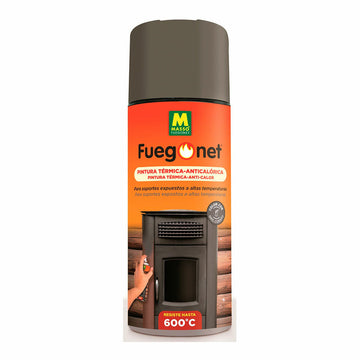 Hitzebeständige Farbe Massó Fuegonet Spray Grau