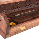 Aromalampe DKD Home Decor Holz Bambus Mandala natürlich 26 x 8 x 8 cm Weihrauch (6 Stück)