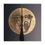 Anrichte ORIENTE Schwarz Gold Holz Eisen Holz MDF 63 x 33 x 131 cm