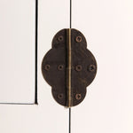 Anrichte ORIENTE Weiß Gold Holz Eisen Holz MDF 73 x 26 x 90 cm