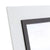 Fotorahmen Weiß Schwarz Kristall polystyrol 20 x 15 cm 15 x 20 cm 27 X 1,5 X 22 CM