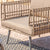 Zweisitzer-Sofa Ariki Stahl Rattan Synthetischer Rattan 161 x 84 x 67 cm