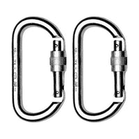 Karabinerhaken Ponsa Sicherheit Aluminium 150 x 57 mm (2 Stück)