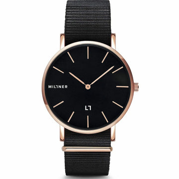 Damenuhr Millner HALLFIELD-S-NEGRO-FABBRIC (Ø 36 mm)