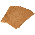 Bastelmaterial Faibo Braun Kork 20 x 30 cm (10 Stücke)