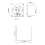 Badezimmer-Extraktor EDM 08413 11 W Ø 10 cm