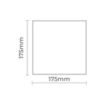 Abdeckung für Luftabsaugung EDM 08415 08413 17,5 x 17,5 cm