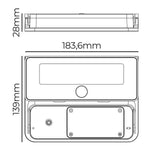 LED-Deckenleuchte EDM 31821 Polycarbonat ABS 12 W 1600 lm Solar (6500 K)