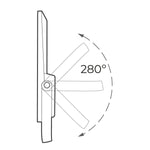 Flutlicht EDM 31857 Slim 100 W 1200 Lm Solar (6500 K)
