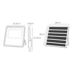 Flutlicht EDM 31858 Slim 200 W 1800 Lm Solar (6500 K)