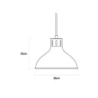 Deckenlampe EDM 32111 Deckenlampe Metall 60 W (30 x 25 cm)