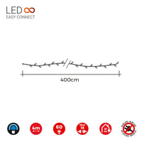 LED-Lichterkette EDM 71252 Blau 4 m