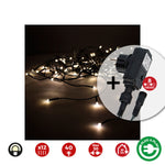 LED-Lichtvorhang EDM 71483 Icicle Easy-Connect 100 W 0,72 W Warmes licht Warmes Weiß 200 x 50 cm Weiß