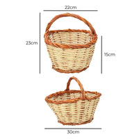 Korb EDM Rohrstock 30 x 22 x 15 cm