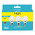 Packung mit 3 LED-Lampen EDM 98202 G 35 W 5 W 50 W E14 400 lm Ø 4,5 x 8 cm (6400 K)