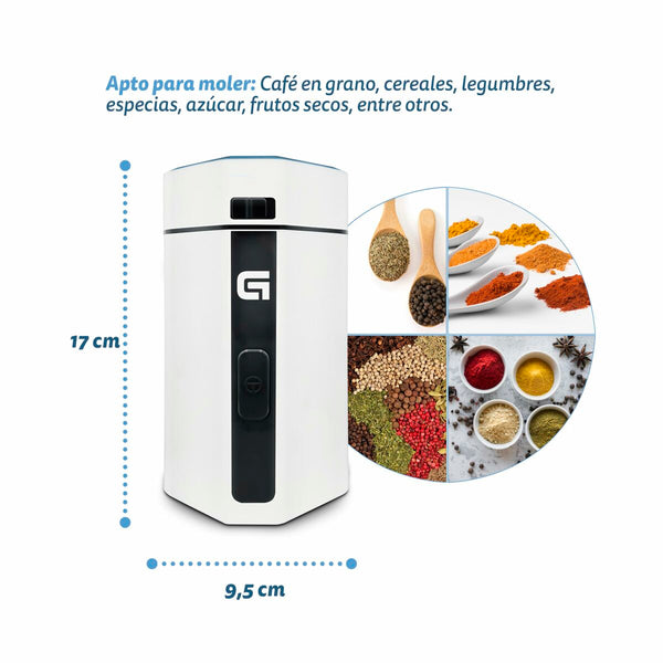 Elektromühle Grunkel Weiß 120 W 50 g