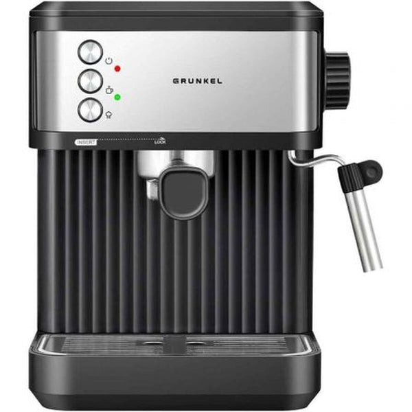 Manuelle Express-Kaffeemaschine Grunkel CAFPRESSO-20AROMA Schwarz Silber
