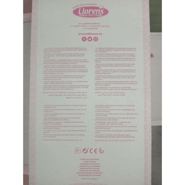 Baby-Puppe Llorens 33156 33 cm