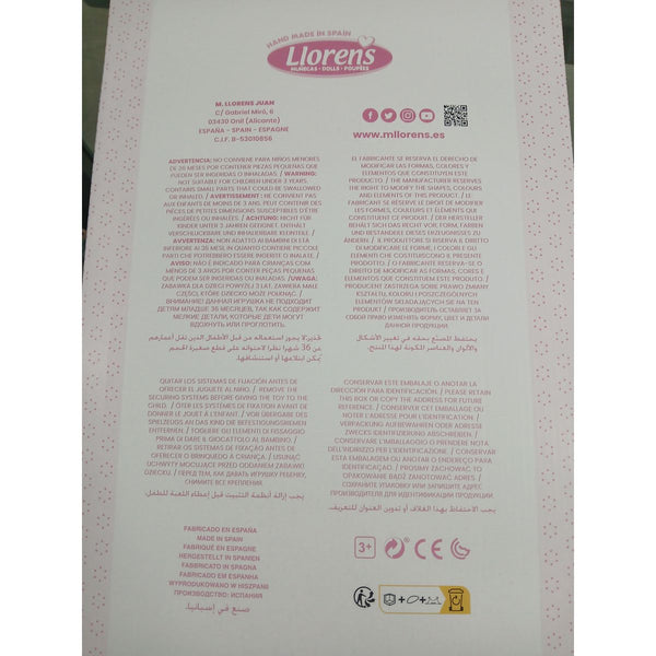 Babypuppe Llorens Nica 40 cm
