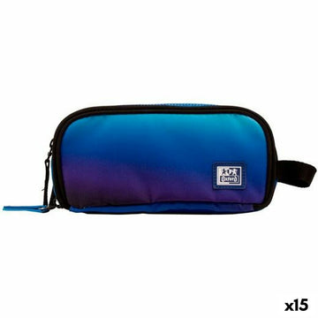 Dreifaches Mehrzweck-Etui Oxford KANGOO GRADIENT SPACE Blau 23 x 8,5 x 10 cm (15 Stück)
