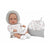 Baby-Puppe Arias Elegance 30 cm Grau