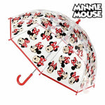 Bubble Regenschirm Minnie Mouse 2400-0512 Rot 100 % POE 45 cm
