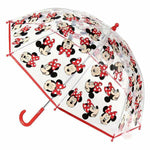 Bubble Regenschirm Minnie Mouse 2400-0512 Rot 100 % POE 45 cm