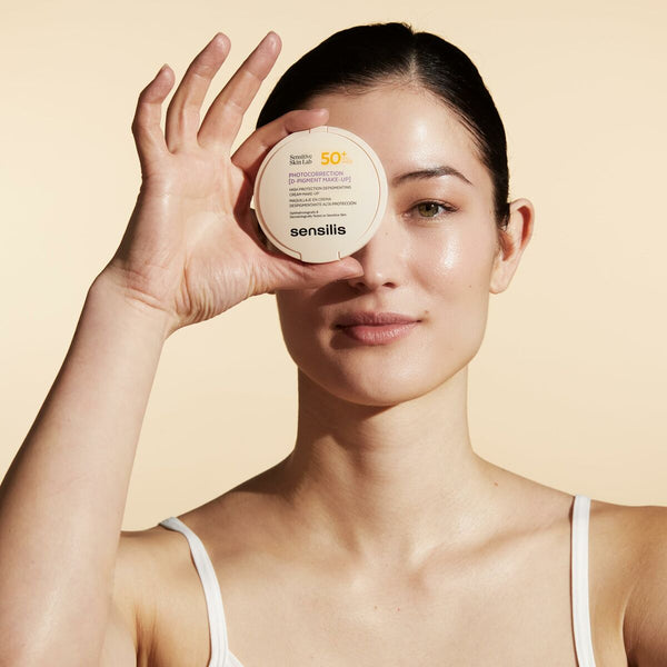 Cremige Make-up Grundierung Sensilis PHOTOCORRECTION [MAKE UP] Nº 01 Spf 50+ 10 g